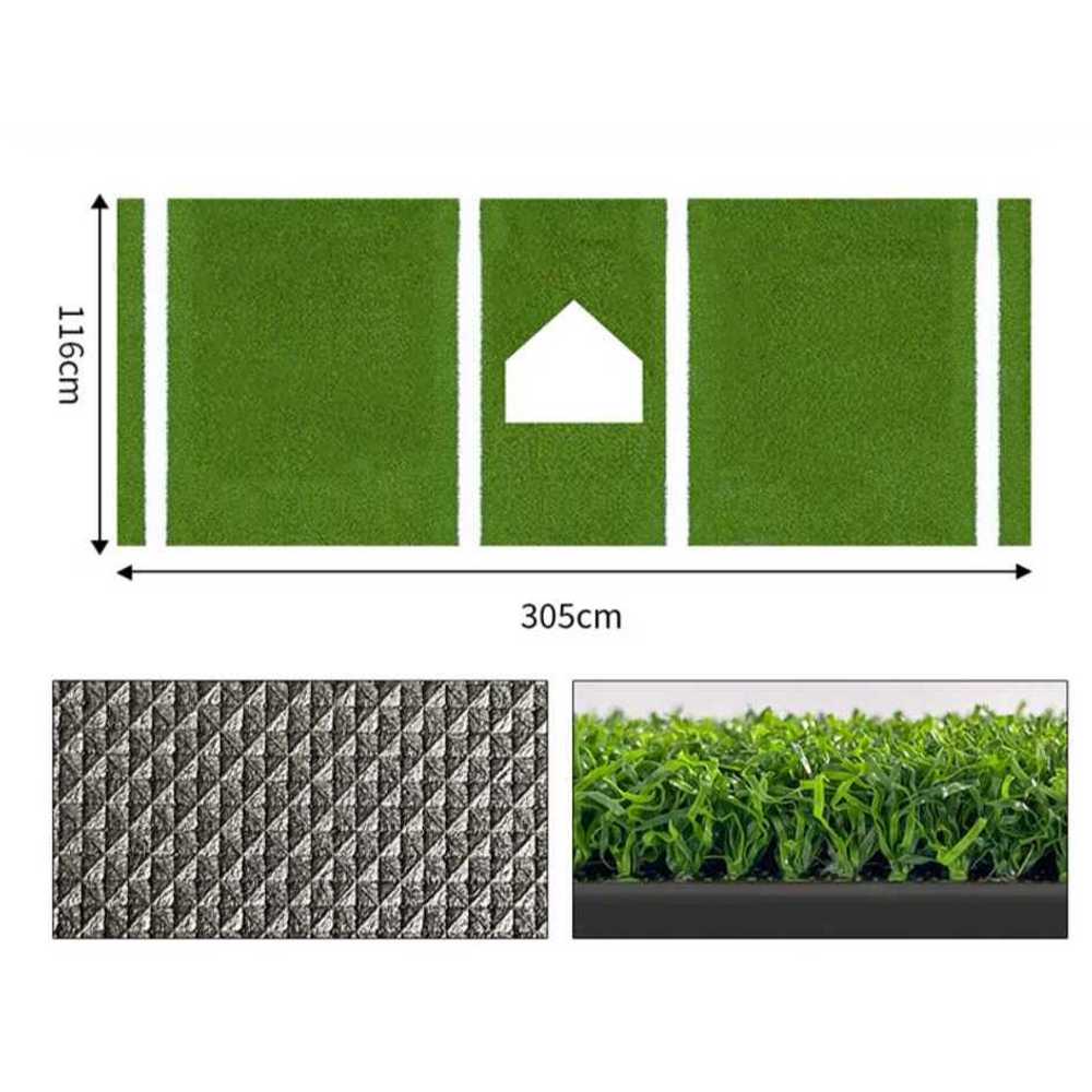 야구 베이스 홈플레이트 연습 경기용 내구성 패드 레드 120x200cm - 상세 이미지 3