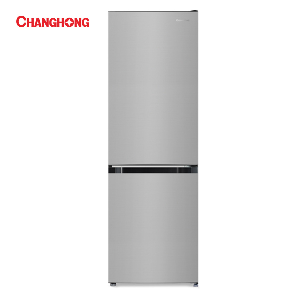 창홍 소형 미니 냉장고 2도어 원룸 가정용 실버 157L