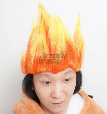 [트렌디프레소협력사]데이슬롯 슈퍼사이언 가발 초사이언 파티 드래곤볼