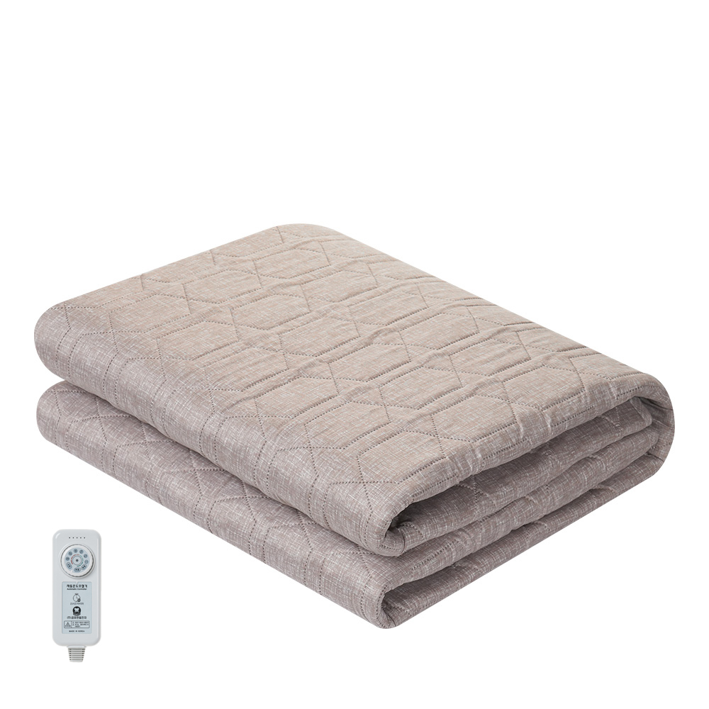 곰표한일 전기요 무자계 탄소매트 안전 온열매트 전자파안심 베이지 미니싱글