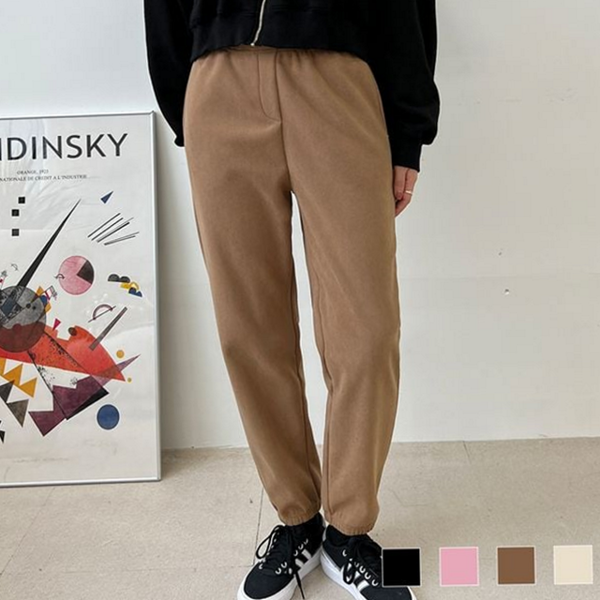 데일리 여성 기모 골덴 조거 팬츠 코듀로이 여성 골덴 조거 - 상품 이미지