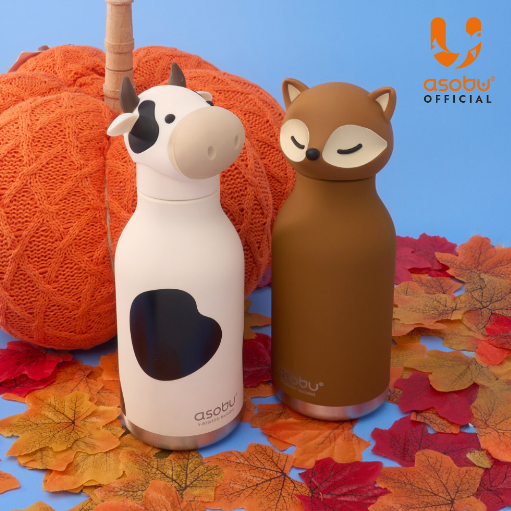 아소부 스테인레스 보온보냉 캐릭터 텀블러 베스티 460ml, 폭스 - 상세 이미지 2