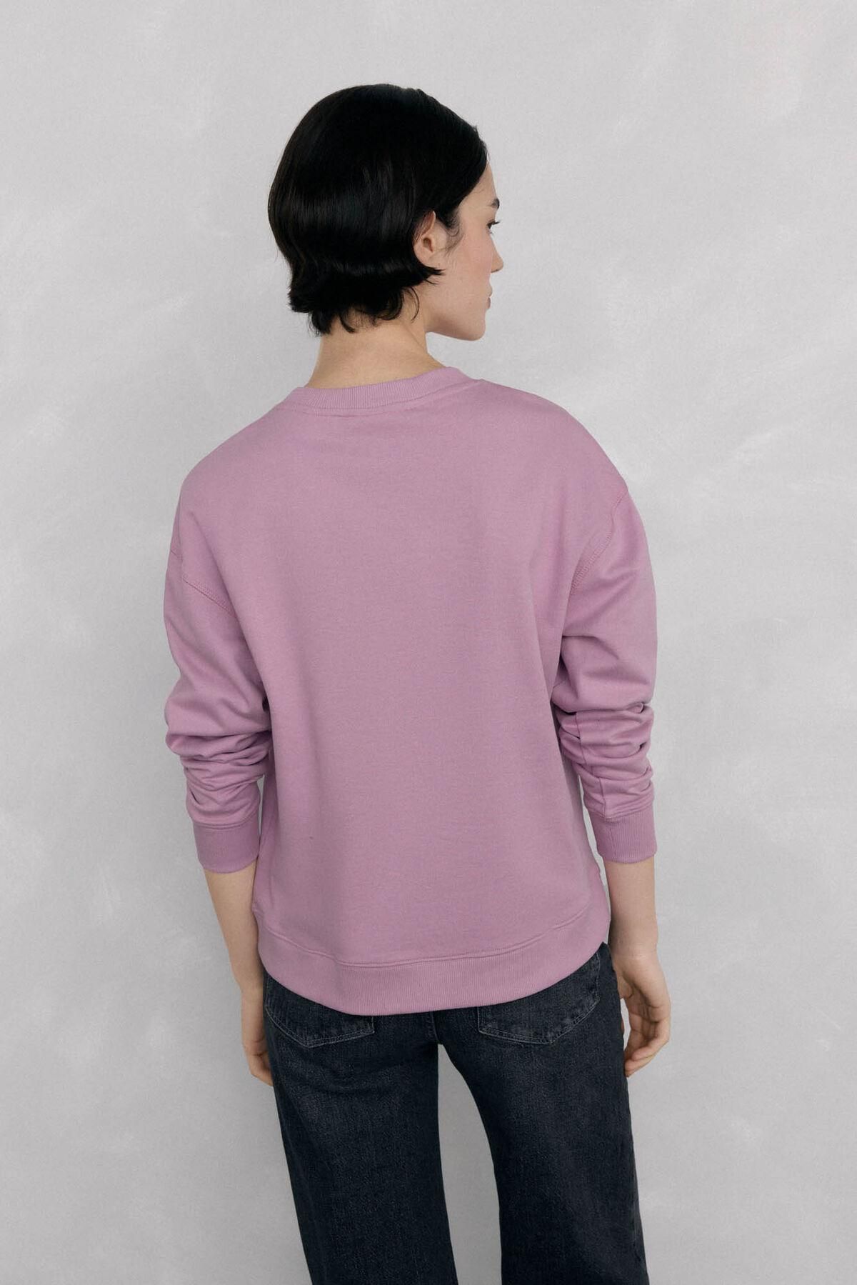 페드로 델 이에로 자수 로고 긴팔 스웨트셔츠 8622504 MORADO - 상세 이미지 3