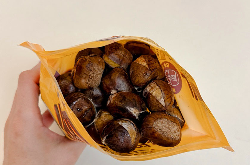 올리온 톡까먹는 밤의여왕 약단밤 에어프라이어 군밤 맛 밤 칼집 단밤 알밤 500g, 3개 - 상세 이미지 4