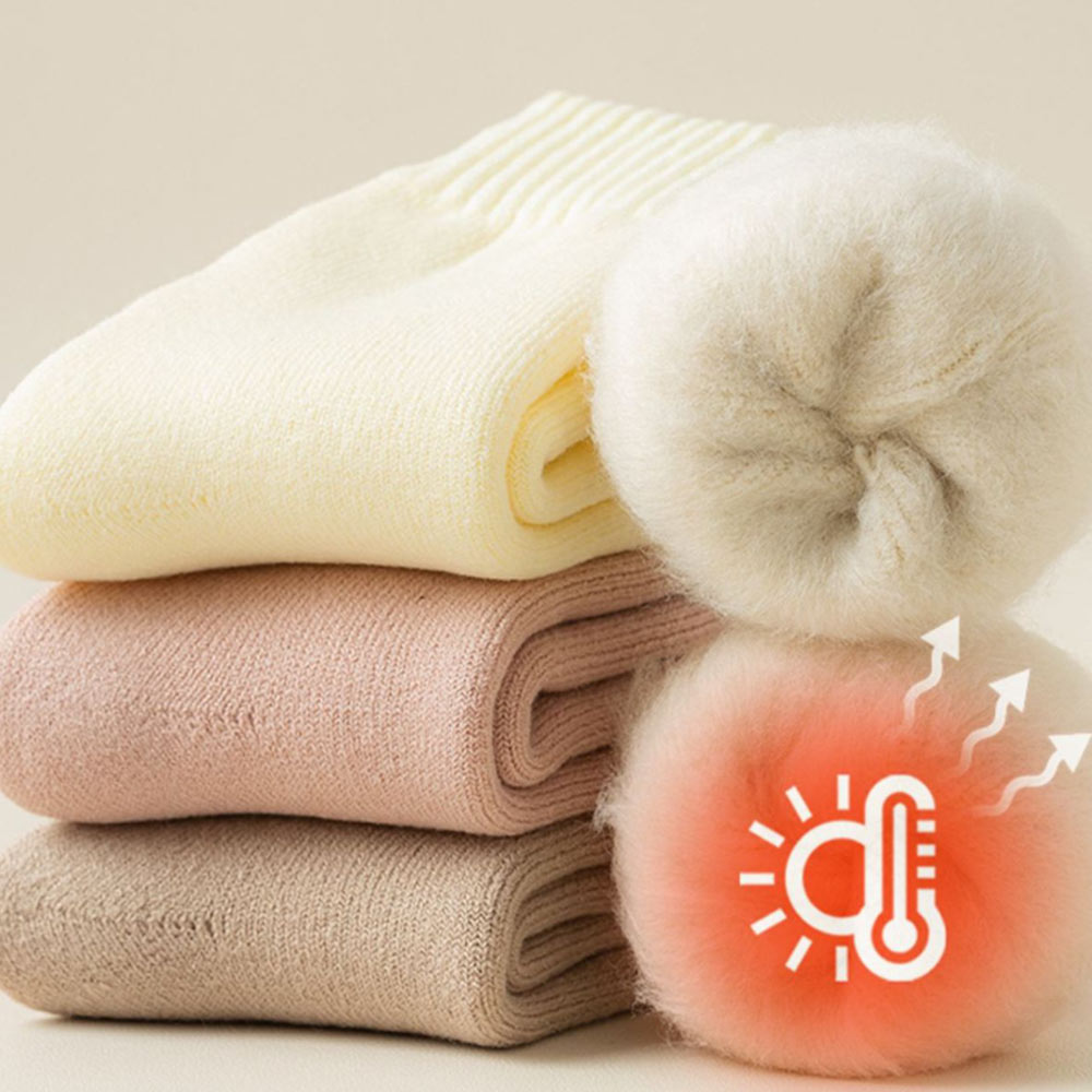 여성 무압박 수면 양말 임산부 수족냉증 발열 보온 기모 덧신 털 극세사 두꺼운 발시려운 귀여운