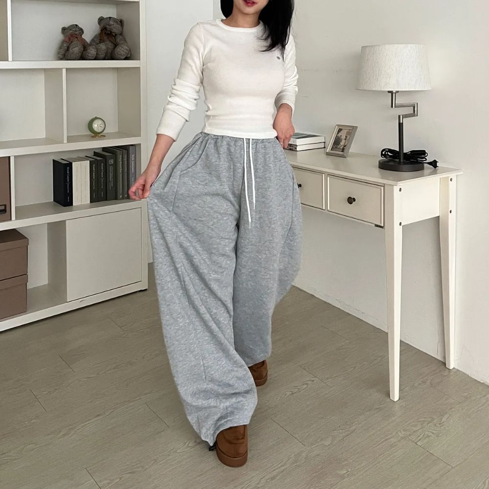 하체비만팬츠 키작녀바지 키작녀기모바지 - 상세 이미지 5