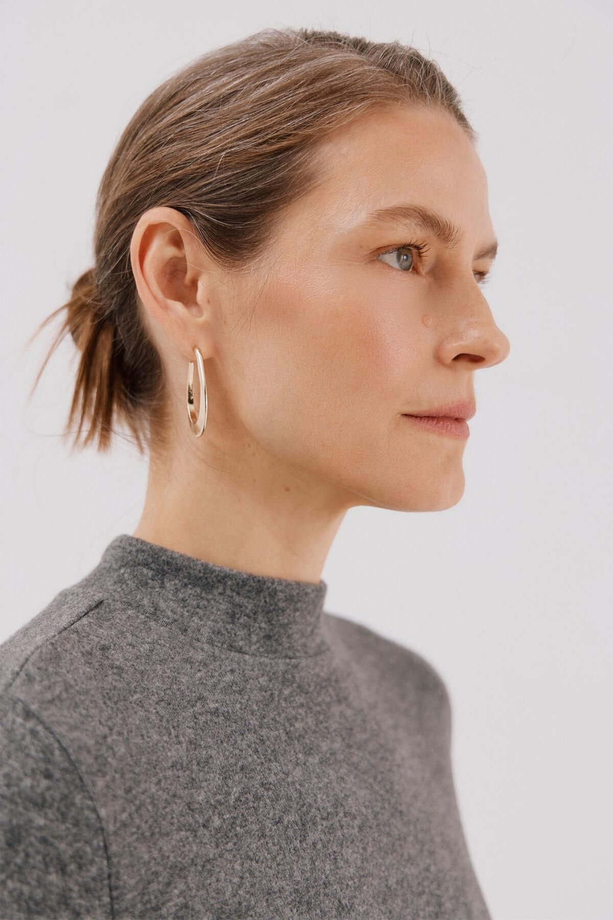 꼬르떼피엘 베이직 소프트 하이넥 긴팔 티셔츠 5682225 NEGRO - 상세 이미지 4