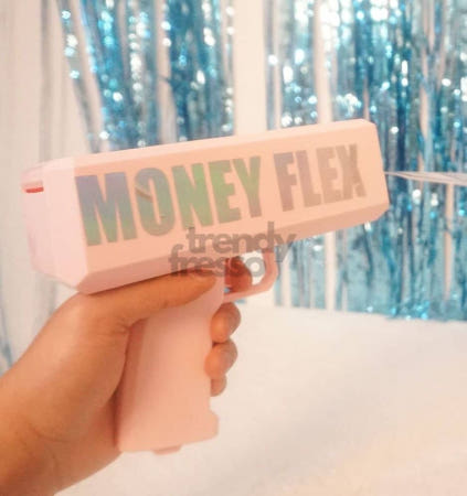 노드룸 머니건 스티커 세트 핑크 돈나오는 파티용품 돈뿌리기