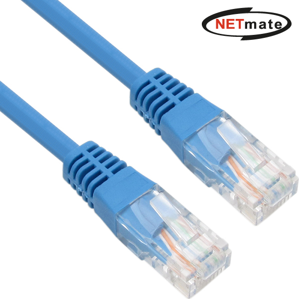 강원전자 넷메이트 CAT.5E UTP 다이렉트 케이블(블루) 30m NMC-U530BL - 상품 이미지