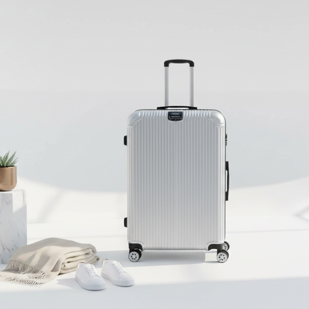 3중압축 폴리카보네이트 확장형 캐리어 54.5cm(20인치), 로즈골드 - 상세 이미지 5