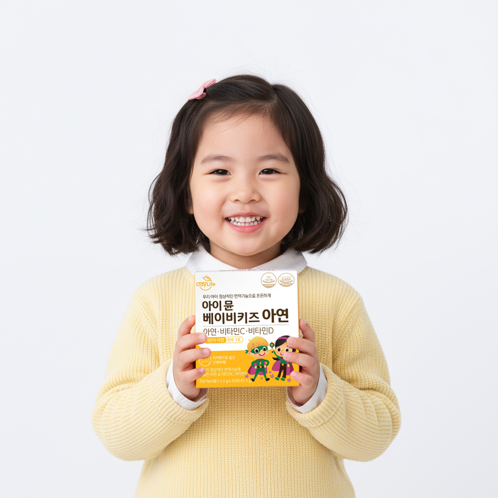 데이라이프 돌 아기 유아 어린이 초등학생 면역 면역력 영양제 아이 뮨 베이비키즈 아연 이미지 2
