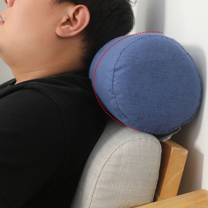 쇼파 허리쿠션 목받침 직경 바디필로우 허리받침 삼각 커버 받침대 대형 거실 베개 의자 소파 - 상세 이미지 3