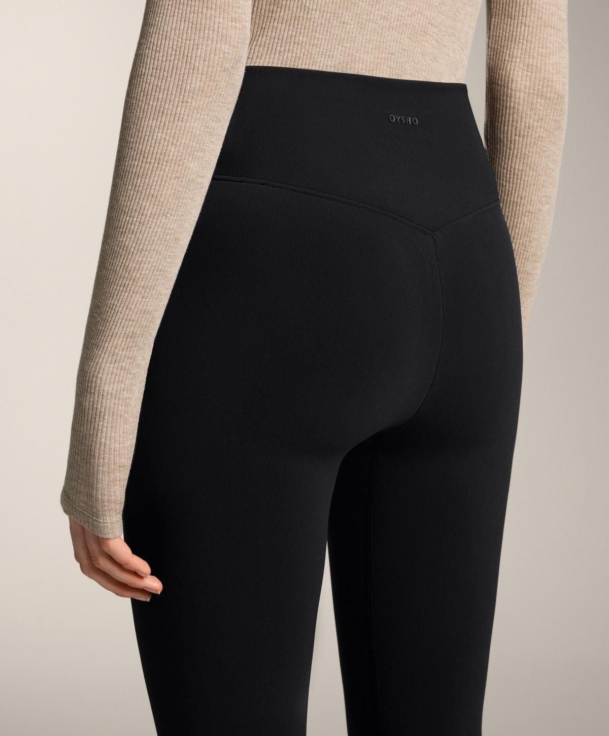 오이쇼 테크니컬 기모 엑스트라웜 70CM 레깅스 3241/398 BLACK - 상세 이미지 4