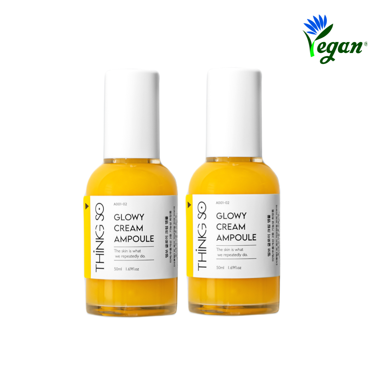 띵쏘 글로이 크림 앰플 50ml 2개 - 상품 이미지
