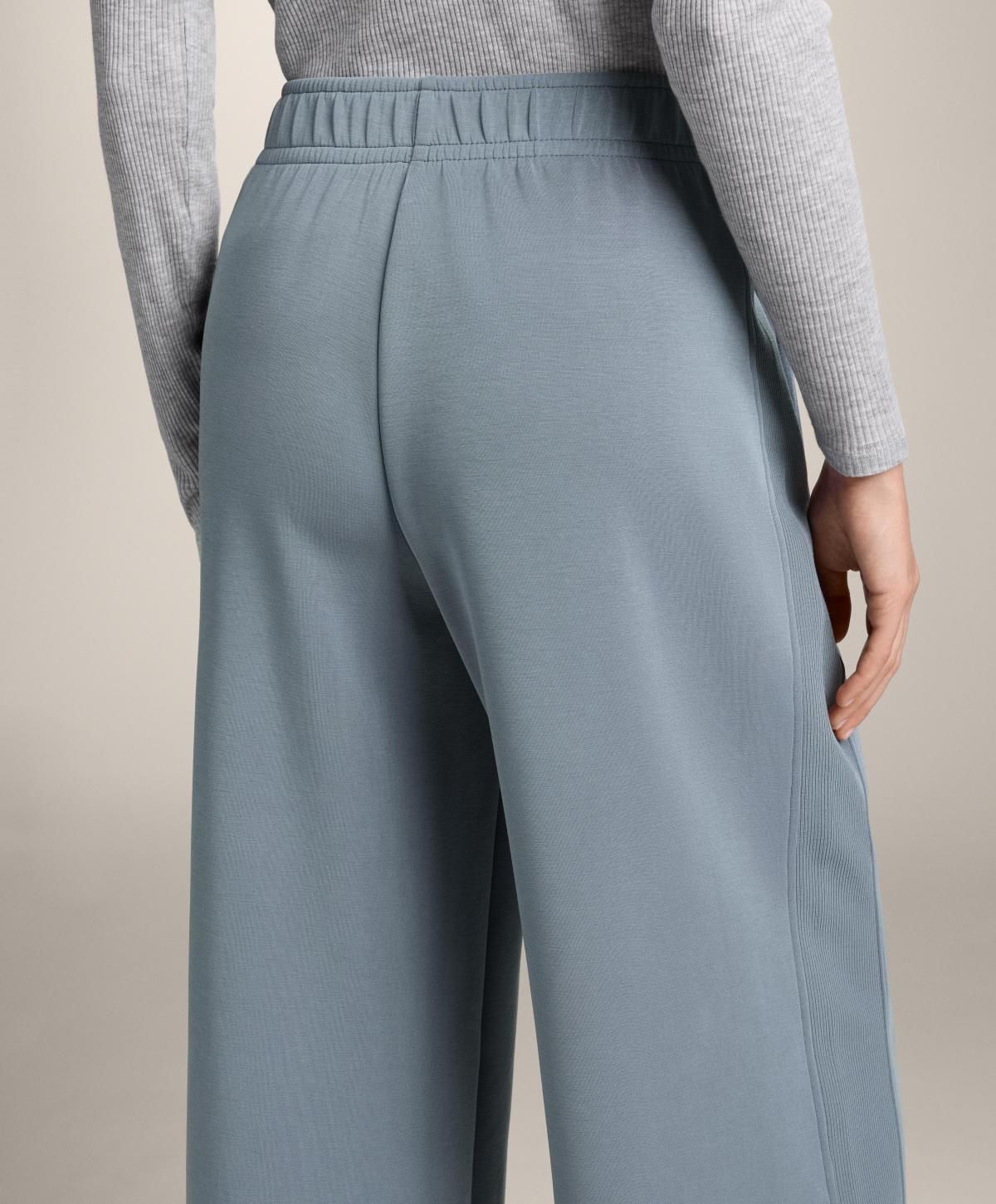 오이쇼 모달 테크니컬 와이드 스트레이트 팬츠 4279/838 GREY-BLUE - 상세 이미지 3
