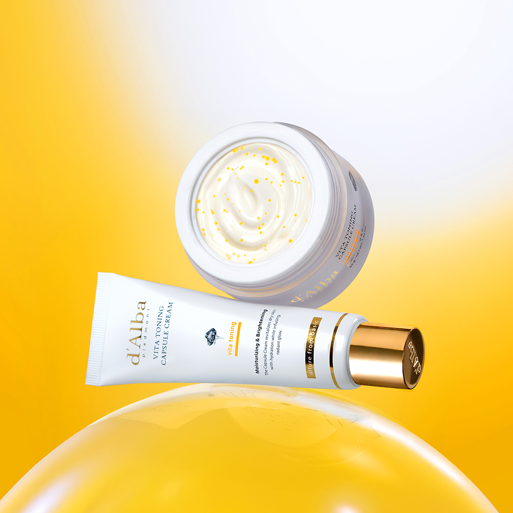 [2개] 달바 비타 토닝 캡슐 크림 단지형 55gX2개 #무막비타캡슐