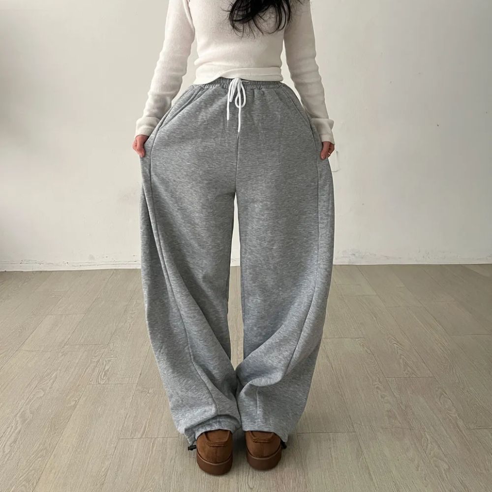 하체비만팬츠 키작녀바지 키작녀기모바지 - 상세 이미지 3