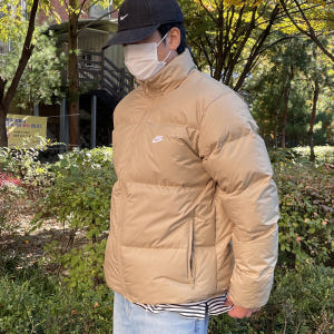 (국내매장판)나이키 패딩 써마핏 스우시 윈드러너 파카 착용 후기 | 사이즈/핏 총정리 - 상품 이미지 3