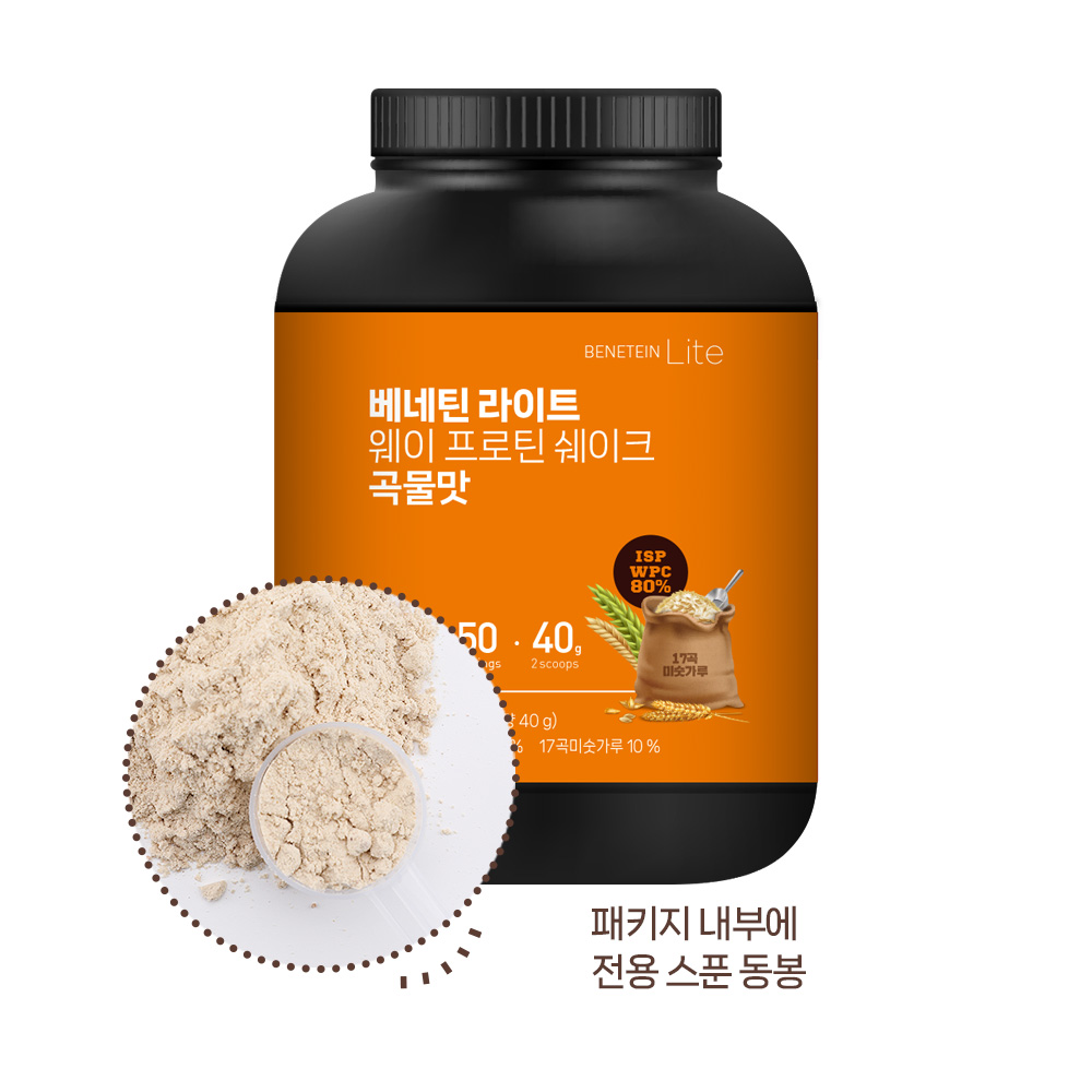 베네틴 라이트 웨이 프로틴 단백질 쉐이크 곡물맛, 2kg, 1개 - 상세 이미지 3