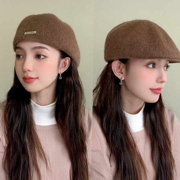 모직 여성 베레모 여자 베레모 데일리 겨울 - 상품 이미지