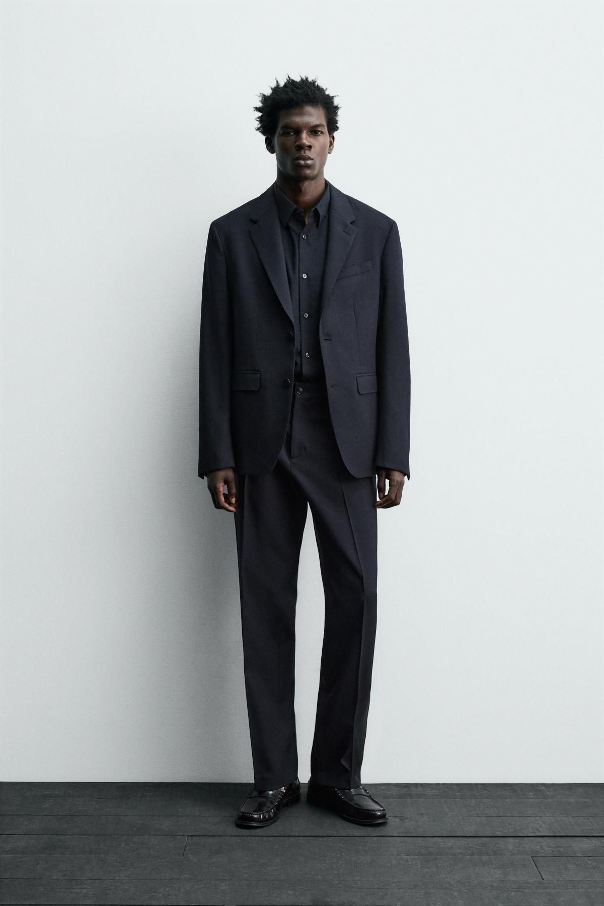자라 이탈리안 울 테일러드 블레이저 5991/544 NAVY BLUE - 상세 이미지 2