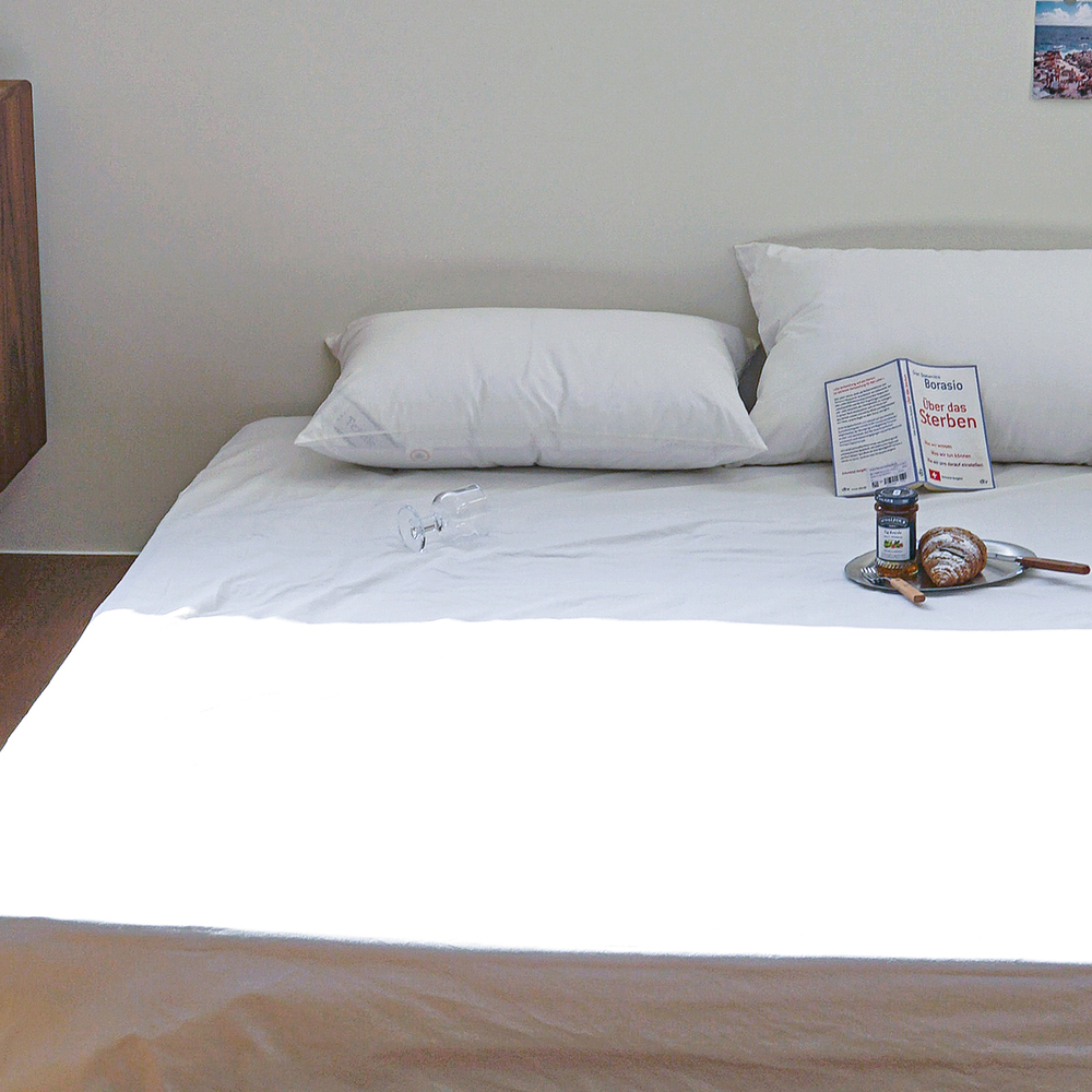 허쉬 60수 고밀도 바이오워싱 순면 매트리스 커버 노블 화이트, Q(퀸)