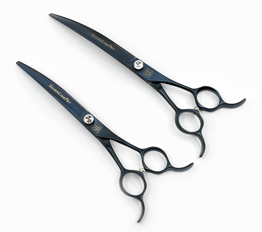 실버라인펫 HBMC 하이브리드 17.5cm(7인치) 커브요술 가위 판매처 상세 정보 이미지 1