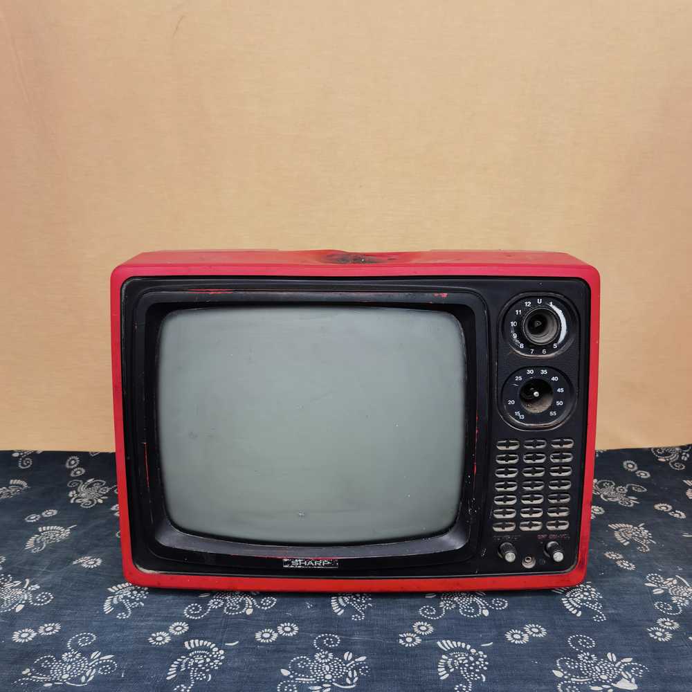 레트로 TV 빈티지소품 텔레비전 전시 오래된 포토존 단일 옵션 - 상세 이미지 5