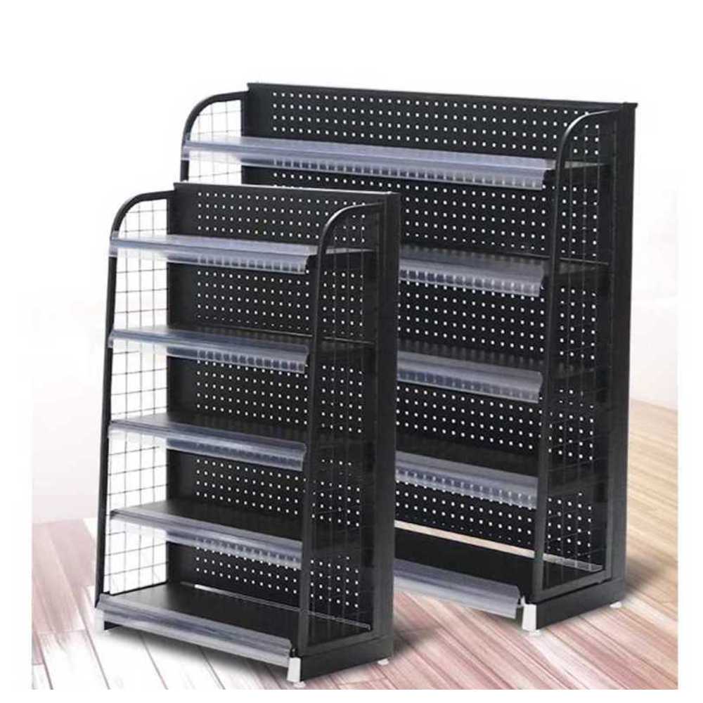 편의점 약국 매대 진열 선반 의약품 전시 수납장 100x30x100cm 화이트 5단 - 상세 이미지 4