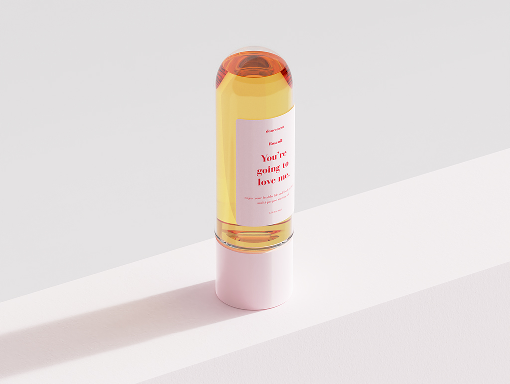 두쓰멍 로즈 마사지 오일 80ml, 1개 - 상품 이미지