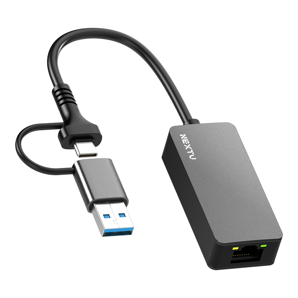 넥스트유 온리크 USB3.0 C타입 A타입 5기가비트 초고속 유선 랜카드 - 상품 이미지