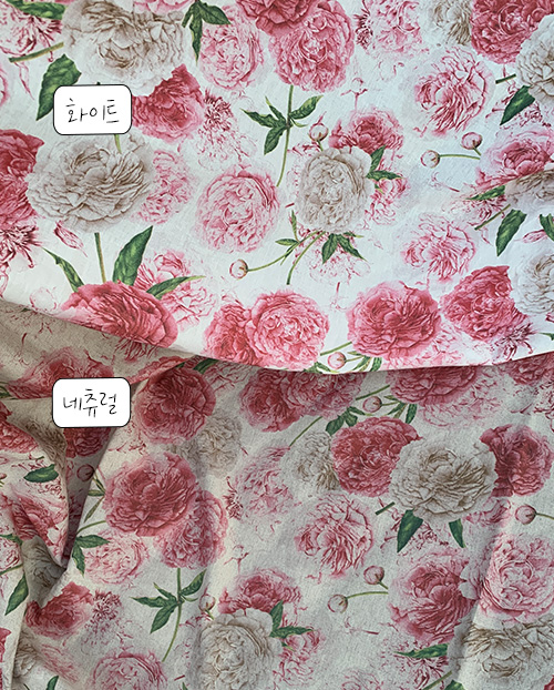더블유패브릭 레드벨벳 대폭 린넨 원단 15수 대폭 린넨천 원단 워싱처리 커튼 앞치마 천가게 - 상세 이미지 2