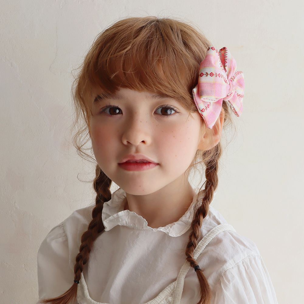 브리즈체크 엘르걸 집게핀 유아헤어핀 - 상세 이미지 3