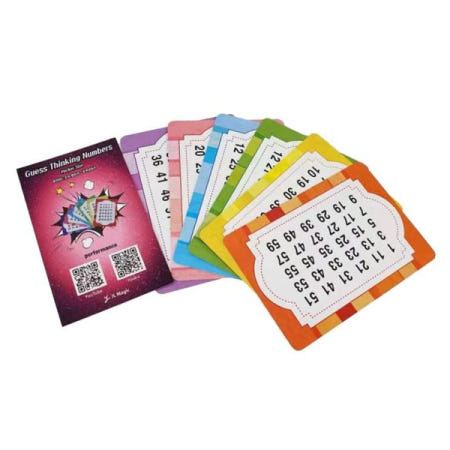 [주식회사제이엘]생각하는숫자맞치기 JL매직 1~60중 관객이 선택한 임의의 숫자를 맞히는 마술 생각하는숫자맞히기(포커사이