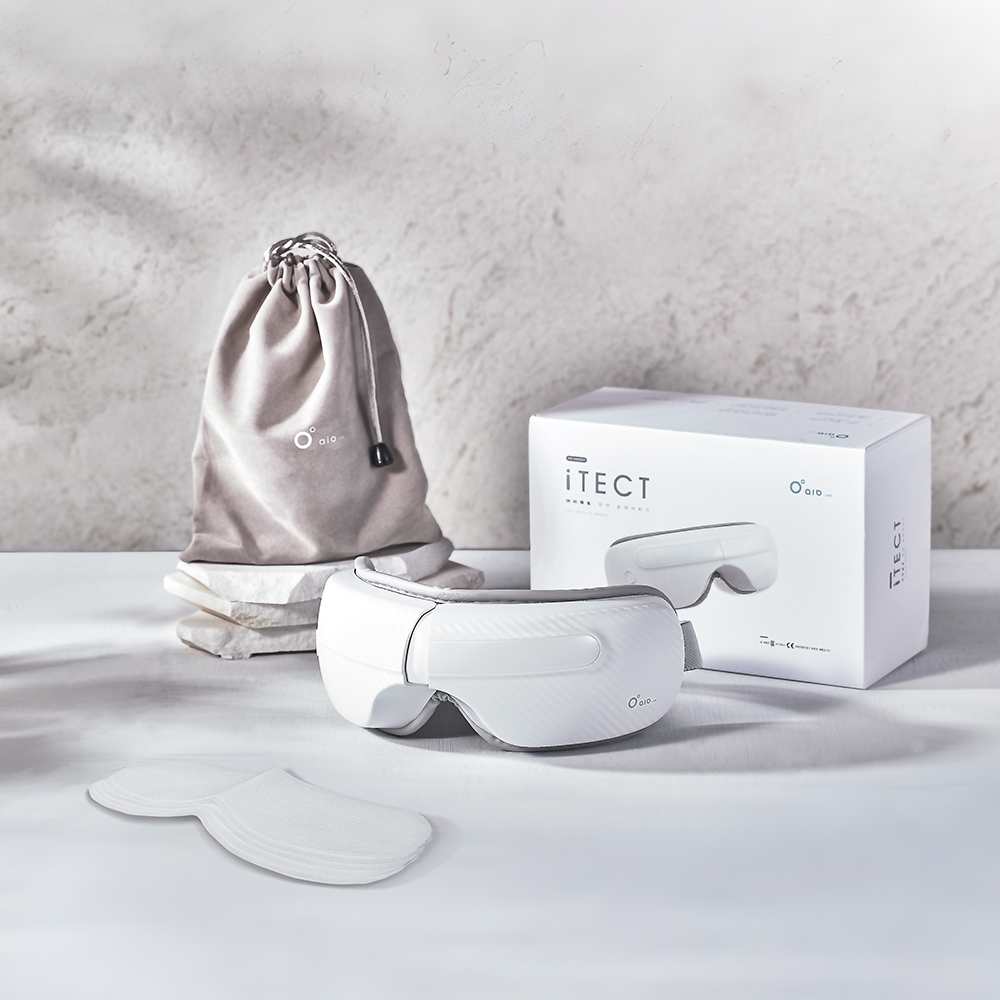 아이오랩 아이텍트 온열 눈마사지기 무선 안마기 지압 마사지 눈 찜질기 휴대용 접이식 폴딩 제품 이미지