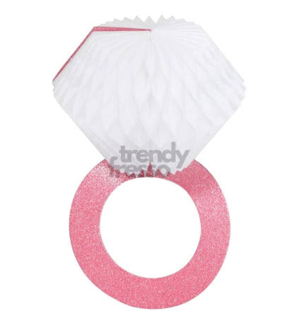 [트렌디프레소협력사]데이슬롯 페이퍼 반지 모빌 로즈골드형 할로윈 축하파티 파티