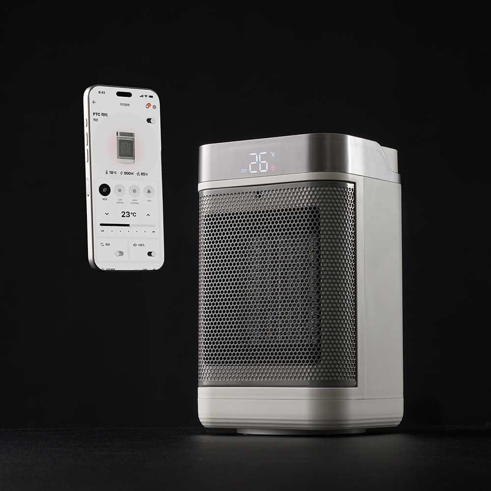 벤딕트 온풍기 욕실 화장실 가정용 전기 미니 캠핑 난방 히터 PTC 난로 IoT 헤온