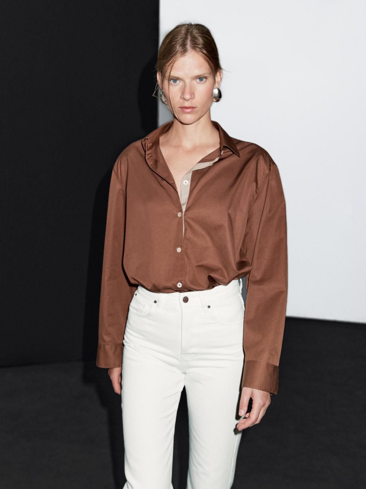 마시모두띠 코튼 혼방 스트레이트핏 화이트 진 5039/739 OFF WHITE - 상세 이미지 5