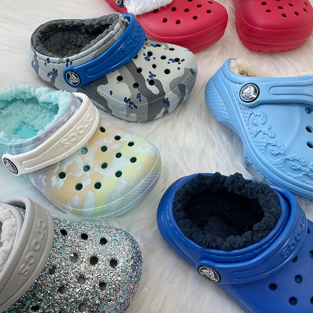 크록스 키즈 털신 바야 라인드 토들러 겨울 어린이 털슬리퍼 샌들