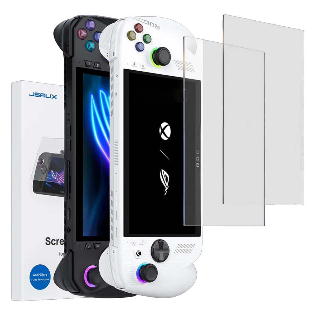 ROG XBOX Ally X 필름 JSAUX 엑갈리 고투명 강화유리 액정보호필름 2매 - 상품 이미지