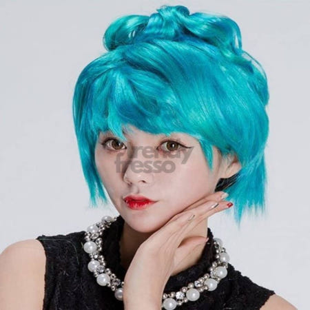 [트렌디프레소협력사]데이슬롯 웨이브롱 가발 스카이블루 파티가발 파티용품 축제