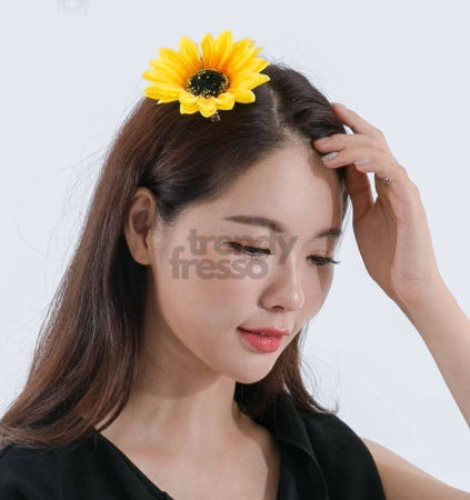 [트렌디프레소협력사]데이슬롯 해바라기 머리핀 리얼형 파티의상 파티머리띠 고양이머리띠