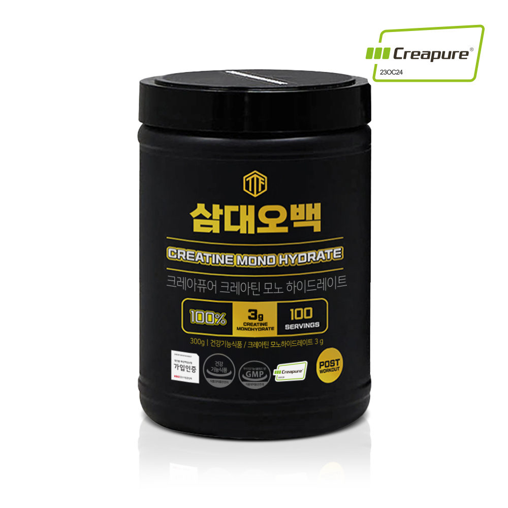 삼대오백 크레아퓨어 크레아틴 모노 하이드레이트 헬스부스터 300g 제품 이미지