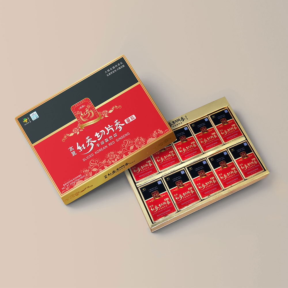 홍삼절편 고려 4년근 이상 인삼 부모님 선물세트(보자기포장+쇼핑백증정) 200g, 1개 - 상세 이미지 4