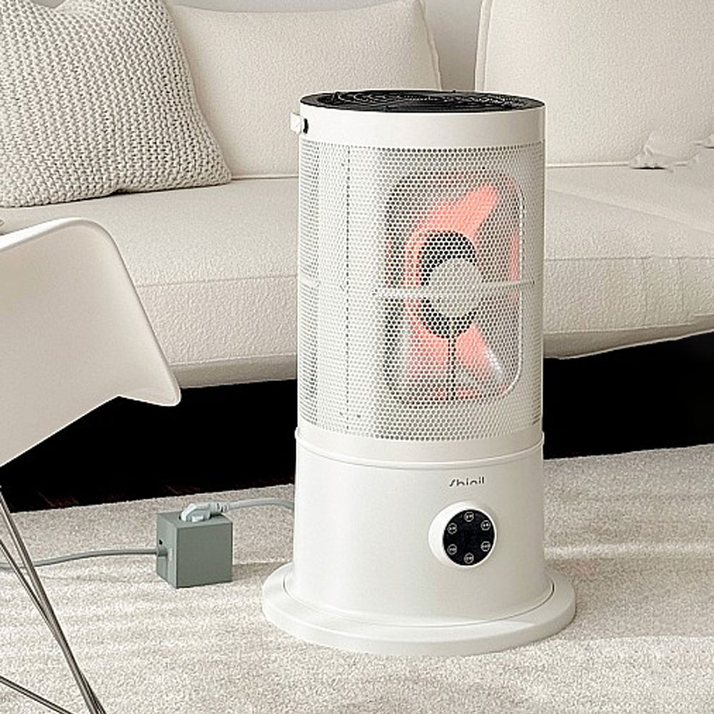 26년형 신일 전기난로 원형 전기히터 오방난로 사무실 하이라이트 온열기