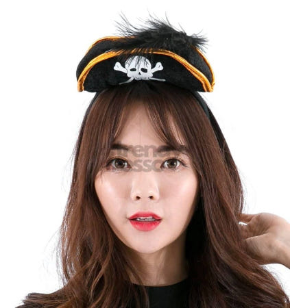 [트렌디프레소협력사]데이슬롯 해적 머리띠 럭셔리형 할로윈데이 할로윈 공연