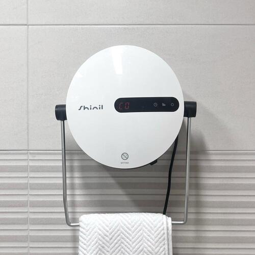 화장실 벽걸이온풍기 욕실 PTC히터 소형온열기 욕실난방기 - 상품 이미지