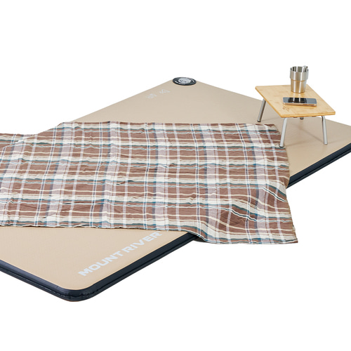 마운트리버 에어매트 AirToMat5.0 에어투매트 슈퍼 싱글 SS (110x200cm), 5cm, 베이지(단일컬러) 이미지 6