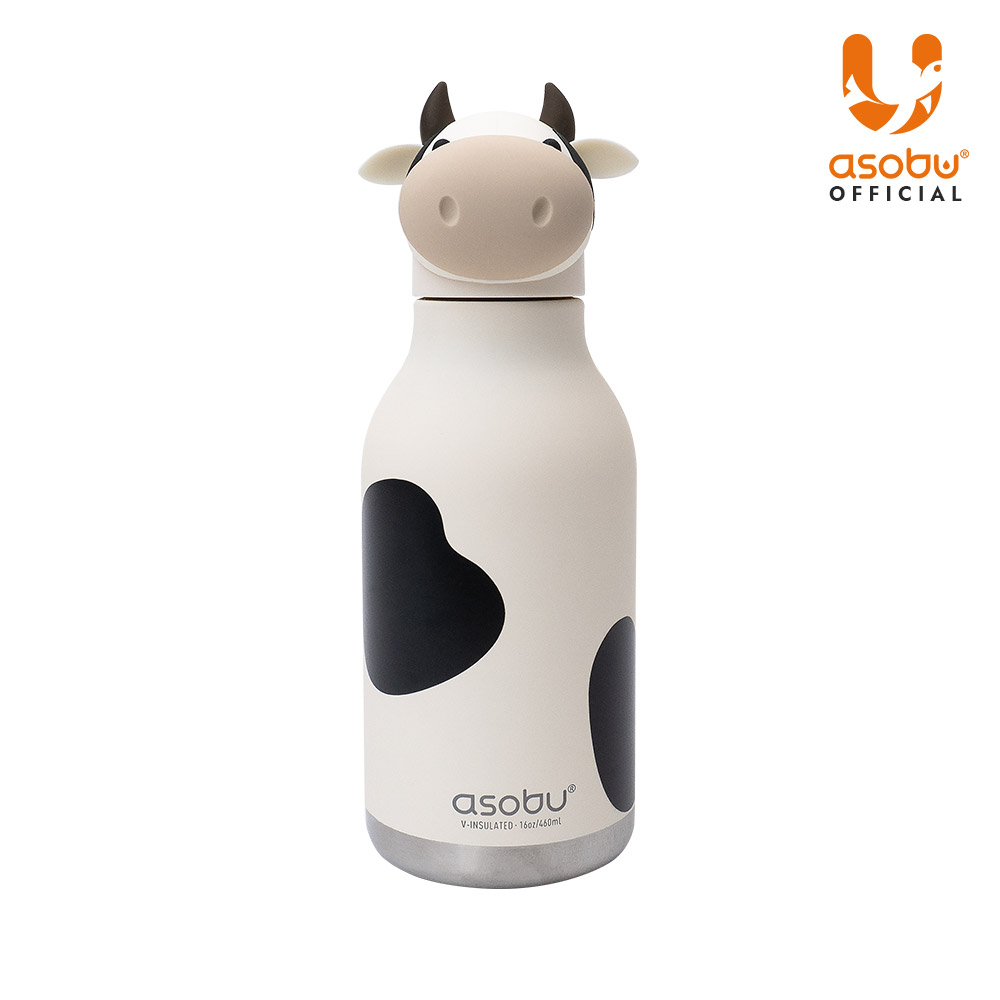 아소부 스테인레스 보온보냉 캐릭터 텀블러 베스티 460ml, 카우 - 메인 이미지