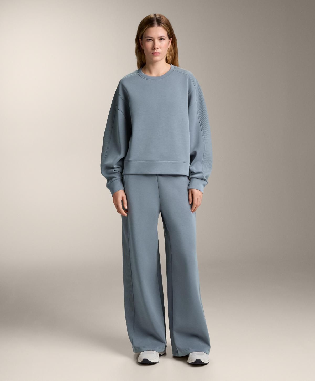 오이쇼 모달 테크니컬 와이드 스트레이트 팬츠 4279/838 GREY-BLUE - 상세 이미지 2